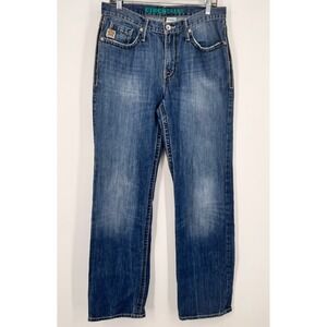Cinch Grant Mens Relaxed Straight Leg Jeans Medium Wash Blue 32x36 MB74337001